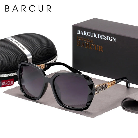 BARCUR Polarized Gradient Sunglasses for Women UV400