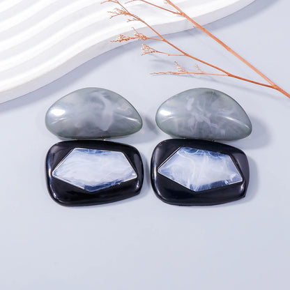 Vintage Turquoise Geometric Drop Earrings for Women