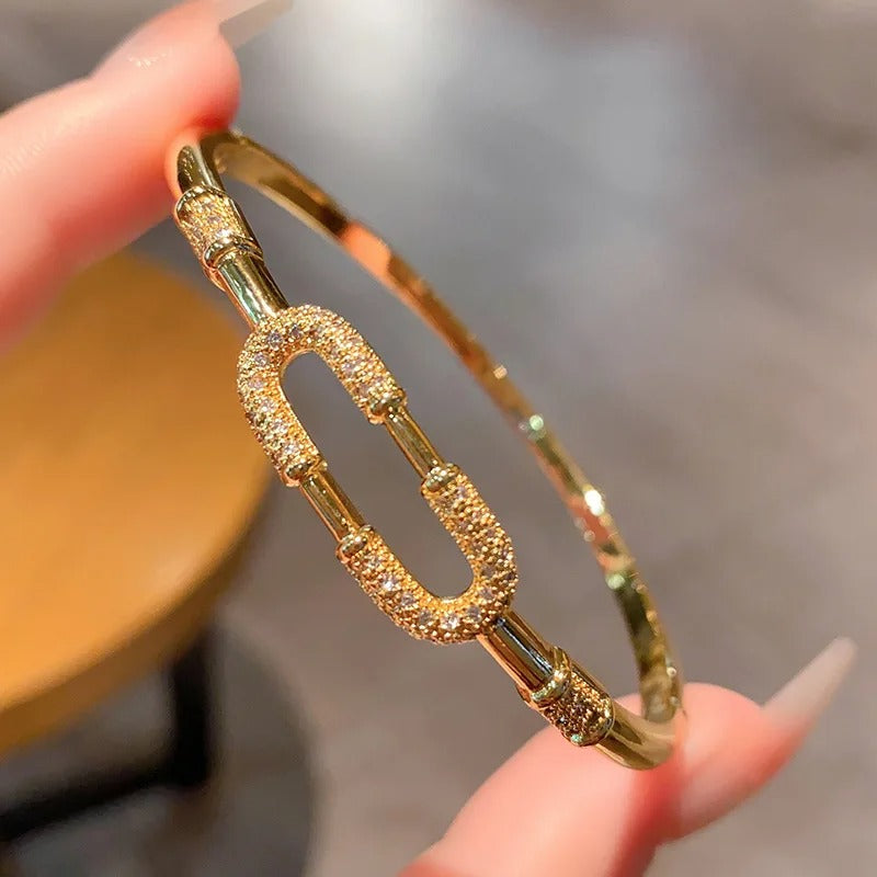 European American Simple Geometric Bracelet Temperament Fashion All-match Bracelet Women's Jewelry