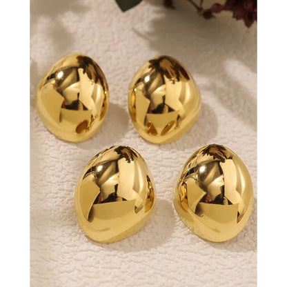 Women’s 18K Gold Plated Irregular Earrings High Quality Waterproof Jewelry