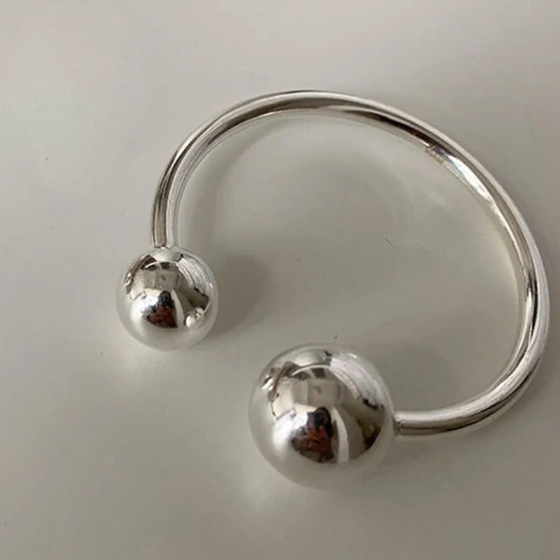 Minimalist Stamp Bracelet Women Trendy Elegant Ball Jewelry