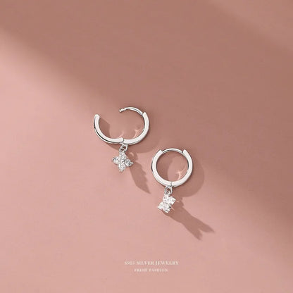 Silver leaf Earrings For Women Trendy Earring Jewelry Prevent Allergy Party Accessories Gift