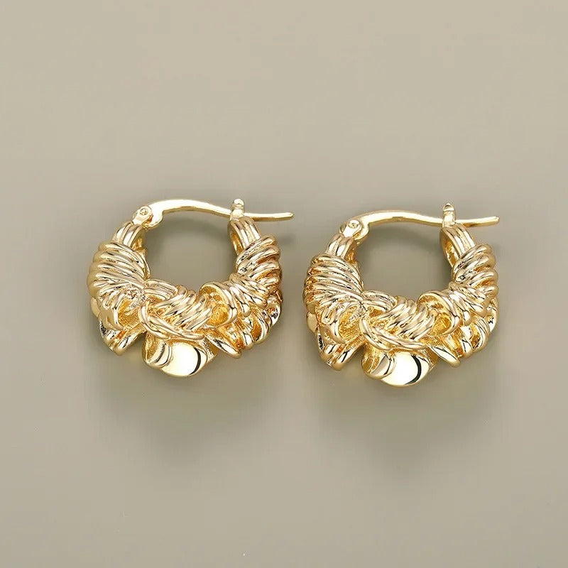 Metallic Fashion Ear Buckles Stylish Trendy Instagram Jewelry Accessories