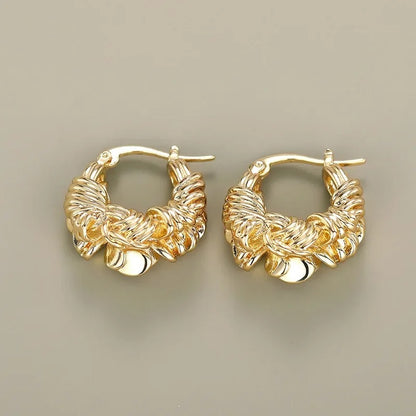 Metallic Fashion Ear Buckles Stylish Trendy Instagram Jewelry Accessories