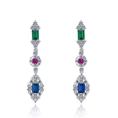 Exquisite CZ Dangle Earrings Trendy Jewelry for Women