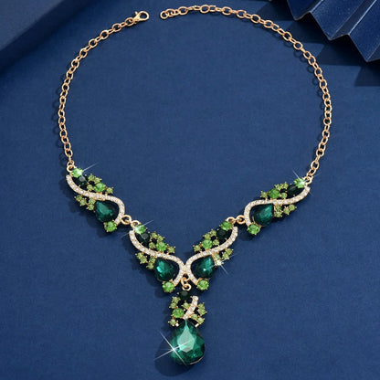 1PC Women's Fashion Trendy Water Drop Pendant Necklace Jewelry Suitable for Date, Party, Festival Gifts