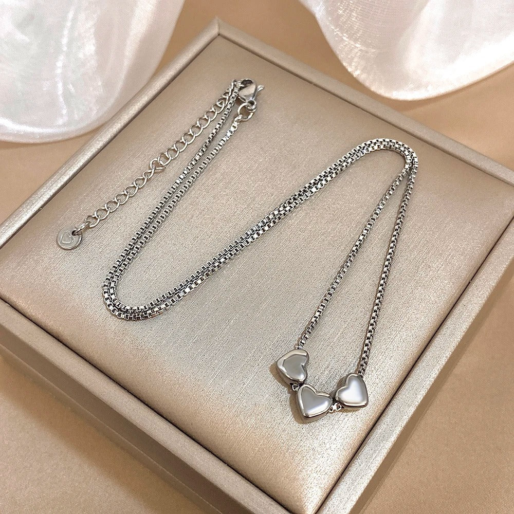 Exquisite Small Star Collarbone Chain Necklace for Women Stainless Steel Pentagram Pendant Necklace Lady Choker Jewelry Gifts