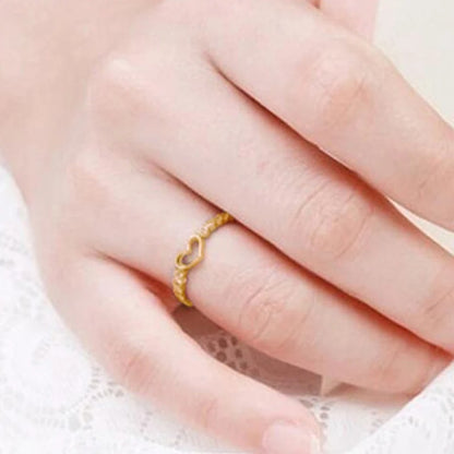 Heart CZ Ring for Women Chic Daily Wear Fashion Jewelry