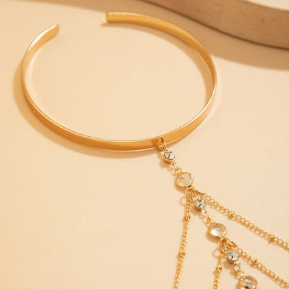 Trendy Multi-Layer Rhinestone Arm Bracelet Women’s Jewelry