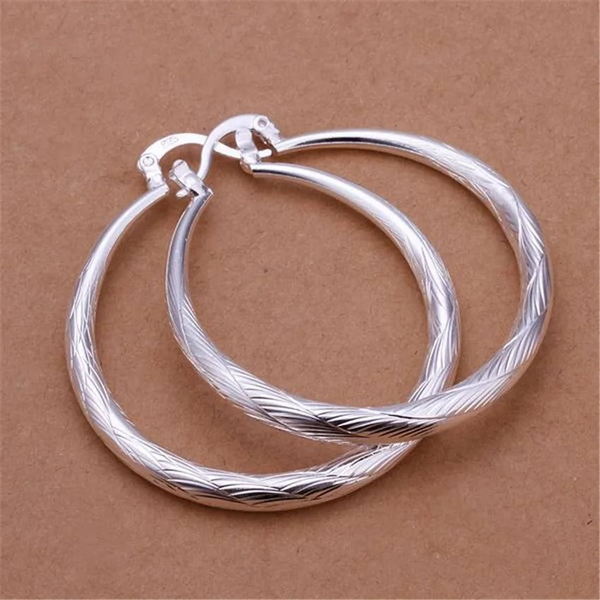 Silver Plated Earrings Wedding & Party Accessory for Women