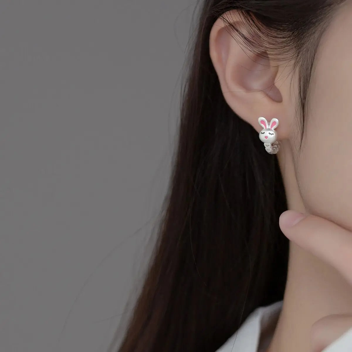 925 Sterling Silver Earrings Cute rabbit Earrings For Women Gift Earings Fashion Jewelry Gift
