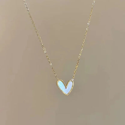 New Fashion Y2K Star Zircon Pendant Necklace for Women Luxury Sweet Cool Girl Punk Heart Clavicle Chain Jewelry Party Gift