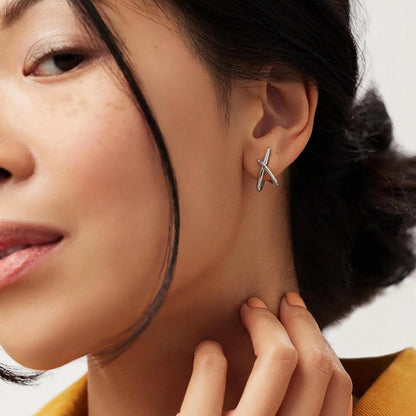 Trendy Gold Stud Earrings for Women Dainty Hypoallergenic Gift