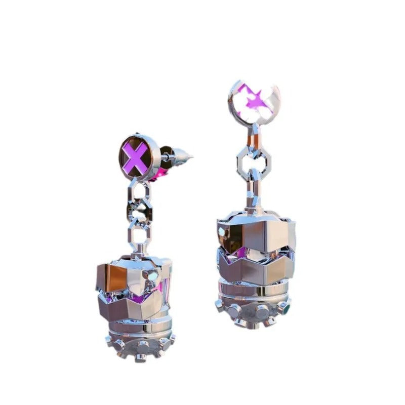 League of Legends Jinx Stud Earrings Women Anime Harajuku Jewelry