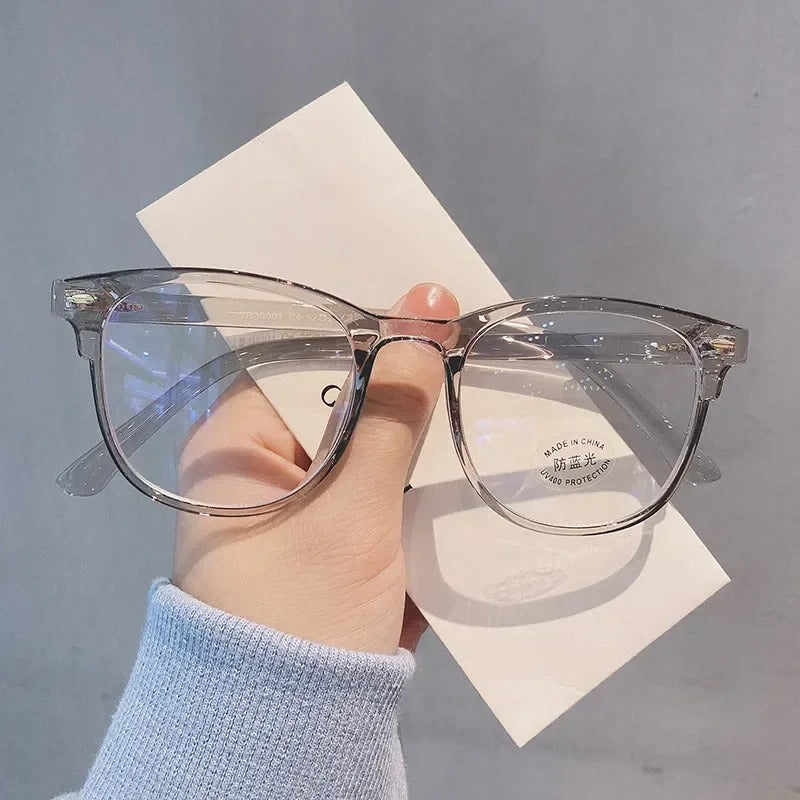 Classic Transparent Anti Blue Light Glasses Unisex Optical Lenses