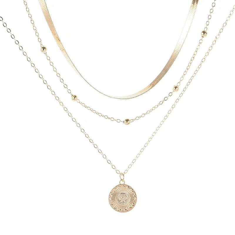 Elegant Layered Necklace Party & Wedding Jewelry for Women