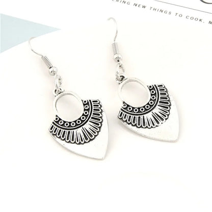 1Pair Ethnic Style Women Drop Earrings Fit Women Girl Gift Dangle Chandelier Ear Ornaments Handmade Jewelry
