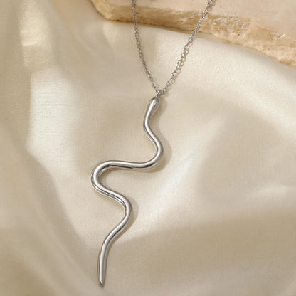 Stainless Steel Necklaces Fashion Pendant Chain Hip-Hop Trending Sweater Chain Necklace For Women Jewelry Gifts