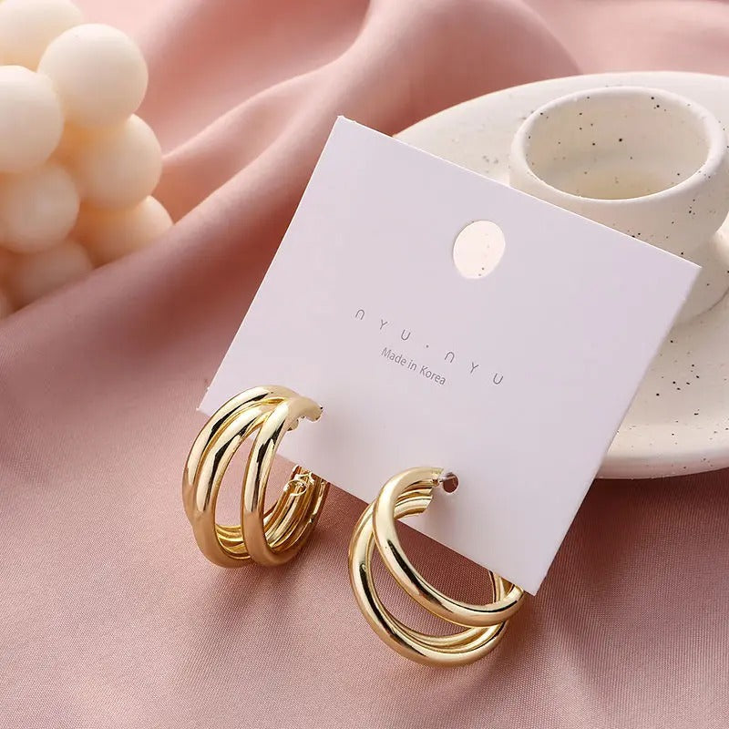 Hot Statement Vintage Clip on Earrings Without Piercing for Women Fashion Earrings Party Gift Jewelry