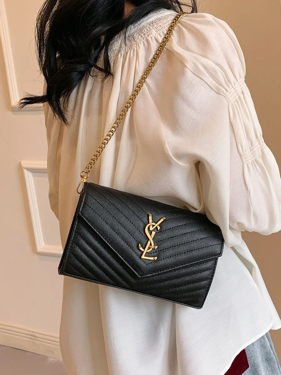Envelope Chain Crossbody Shoulder Bag for Women