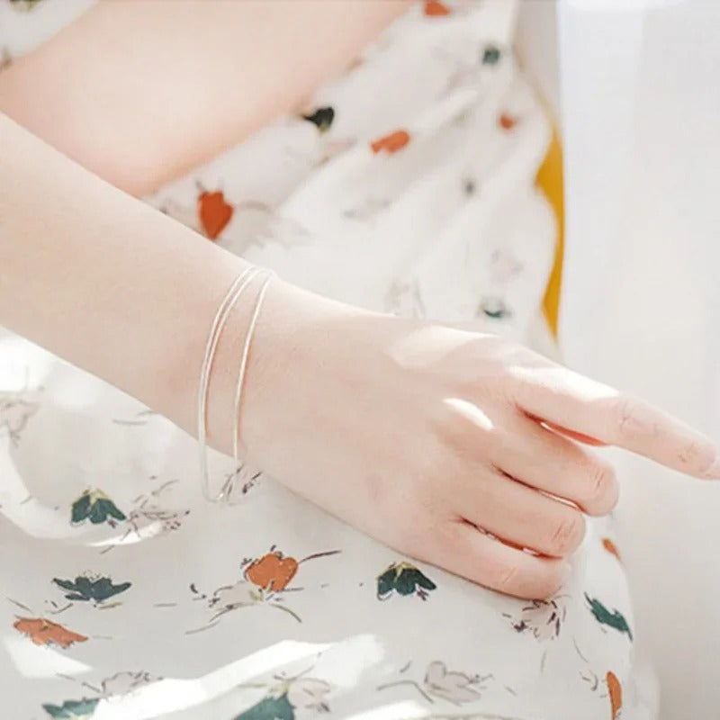 925 Silver Layer Bracelet Women Hot Fashion Korean Jewelry