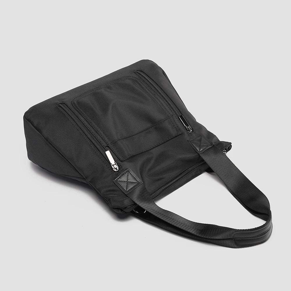 Women’s Canvas Crossbody Tote Bag with Zipper