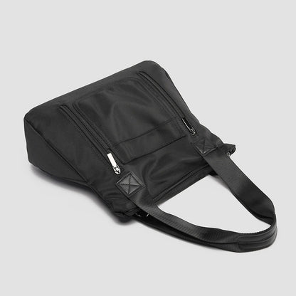 Women’s Canvas Crossbody Tote Bag with Zipper