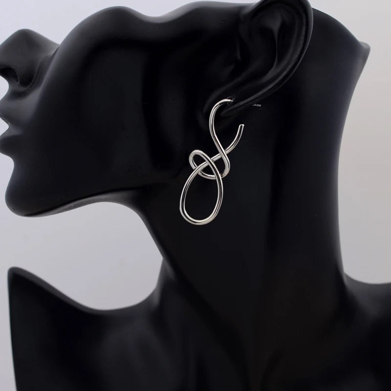 Personalized Irregular Geometry Drop Earrings Women Fashion Jewelry