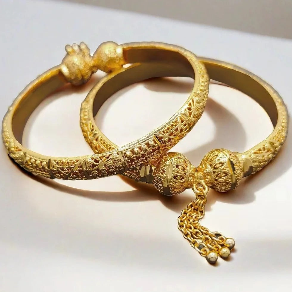 Dubai 24K Gold-Plated Bracelet Luxury Women’s Designer Jewelry