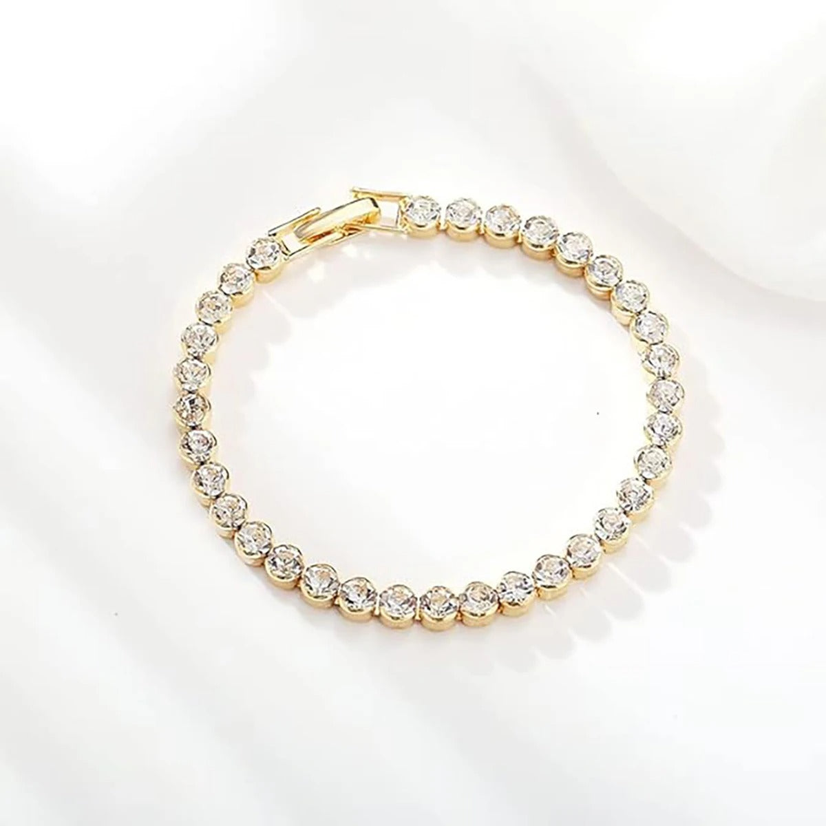 Women’s Cubic Zirconia Tennis Bracelet Wedding Gift Jewelry