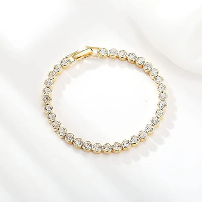 Women’s Cubic Zirconia Tennis Bracelet Wedding Gift Jewelry