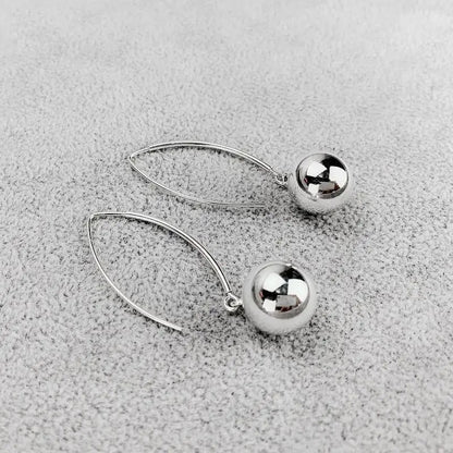 Summer Long Drop Ball Earrings for Women Trendy Party Jewelry