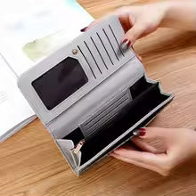 Large Travel Wallet for Women & Men Card Cash Mobile Organizer