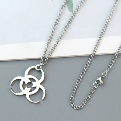 Residents Pendant Necklace for Men Women Corporation Symbol Chain Necklace Fans Cosplay Party Jewelry Accessories Gift