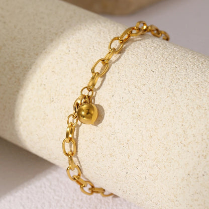 Women’s Fresh Tassel Chain Bracelet Minimalist Stainless Steel Jewelry