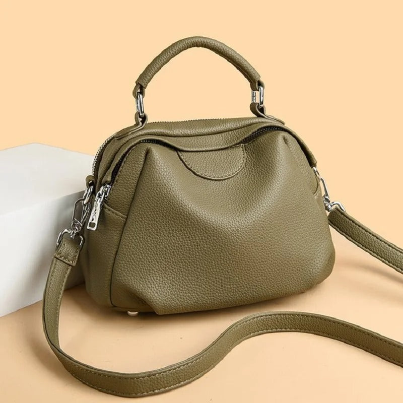 Women’s Boston Handbag Large PU Leather Shoulder & Crossbody Bag