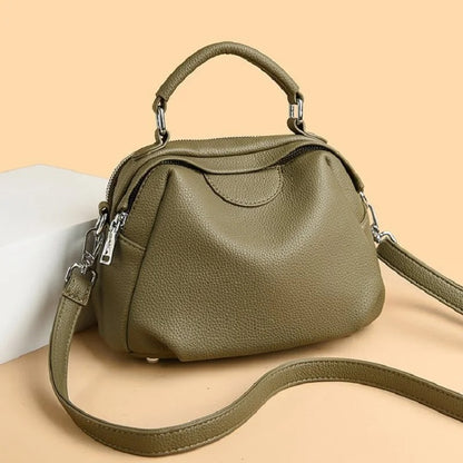 Women’s Boston Handbag Large PU Leather Shoulder & Crossbody Bag