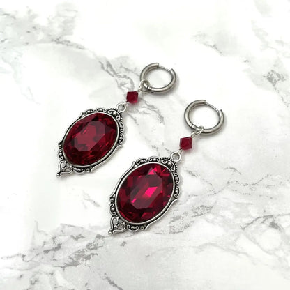 Gothic Vampire Earrings Demon Goth Ear Hooks for Women Accessories