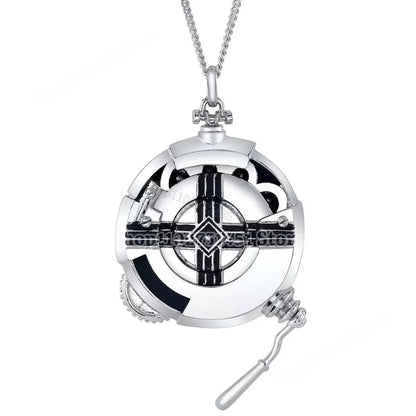 Arcane Ekko‘s Watch Shape Necklace New Cartoon Anime Movie Arcane 2 Jinx Pendants Fashion Game Jewelry Charms Accessories Gift