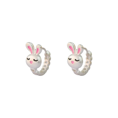 925 Sterling Silver Earrings Cute rabbit Earrings For Women Gift Earings Fashion Jewelry Gift