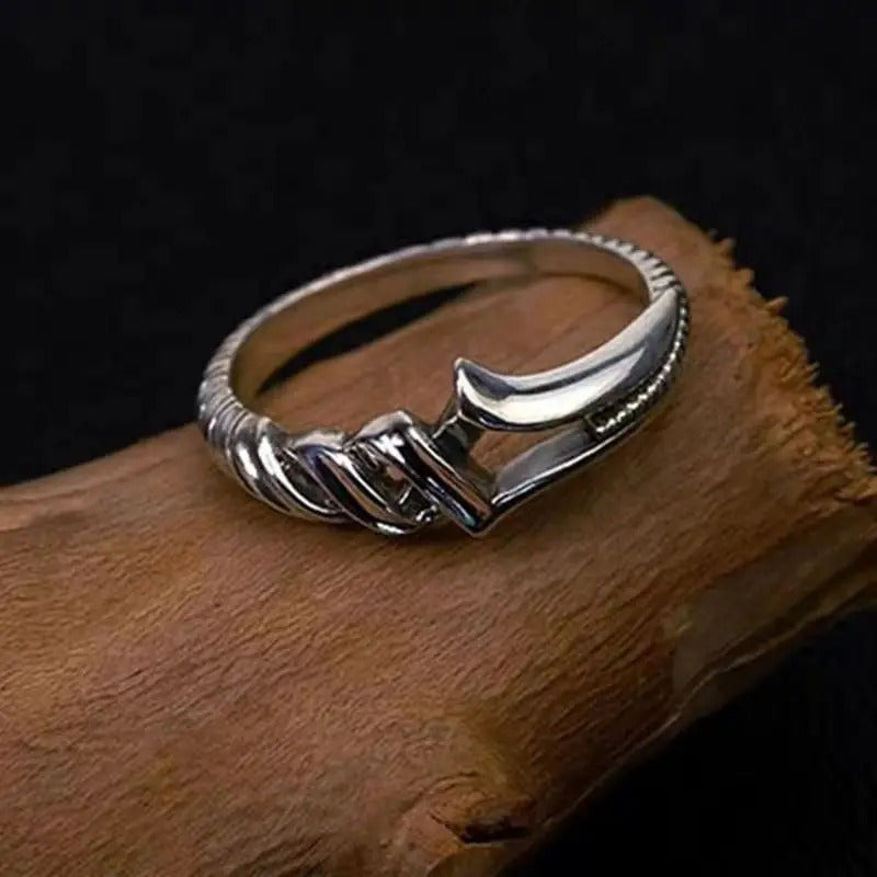 Vintage Anime Spear of Longinus Adjustable Ring Unisex Cosplay Party Jewelry