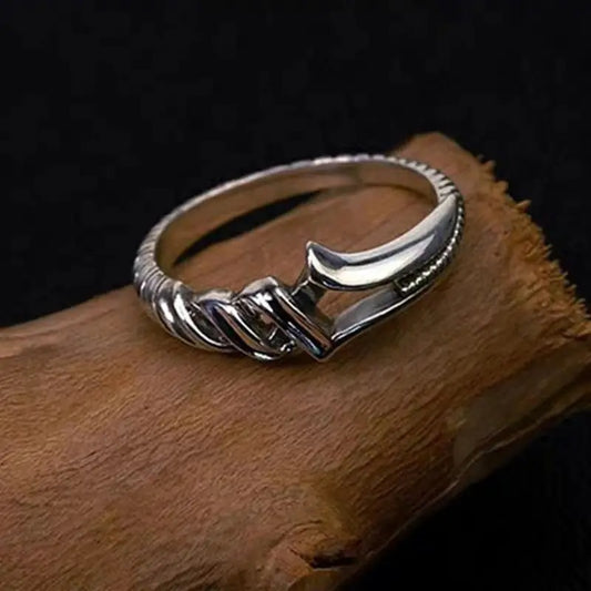 Vintage Anime Spear of Longinus Adjustable Ring Unisex Cosplay Party Jewelry Accessory