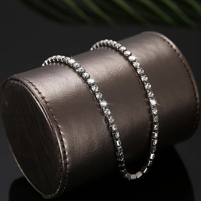 Sexy Full rhinestone Choker Chain Necklace For Women Luxury Cubic Zircon Crystal Short Hiphop Neck Accessories Jewelry Gifts