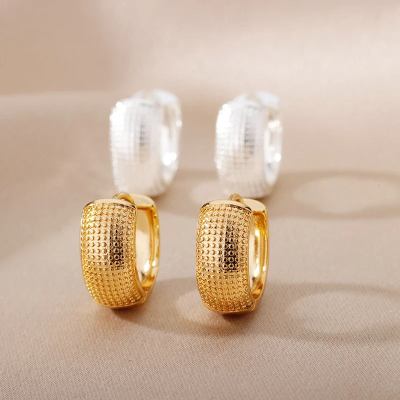 Gold Small Hoop Earrings Women Stainless Steel Silver Trend Jewelry