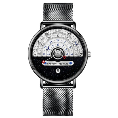 Men's Starry sky Creativity Calendar Watches Casual Sport Watch For Men Quartz WristWatch Relogio Masculino