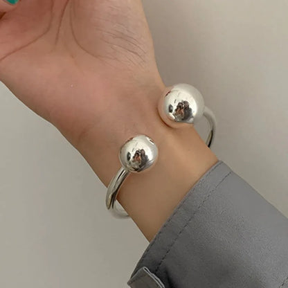 Minimalist Stamp Bracelet Women Trendy Elegant Ball Jewelry
