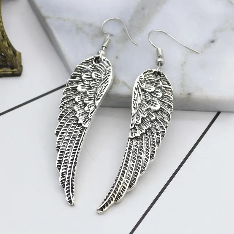 Women’s Angel Wings Dangle Earrings Vintage Fashion Party Jewelry