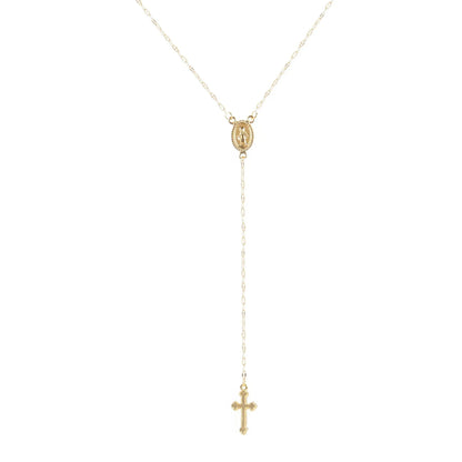 2025 New Fashion Vintage Christian Cross Bohemia Religious Rosary Pendant Necklace For Women Charm Jewelry Gifts