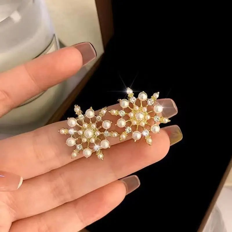 Long Tassel Star Dangle Earrings with Crystal for Women