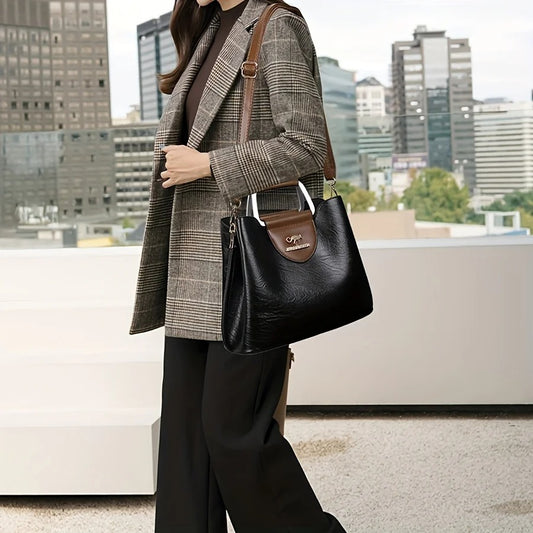 Women’s Fashion Tote Bag with Multiple Pockets